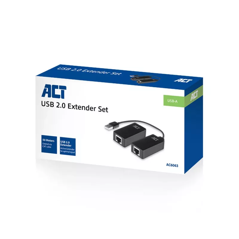 ACT USB pikenduskomplekt üle UTP, kuni 50 meetrit