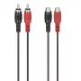 Hama 00305035 helikaabel 5 m 2 x RCA Must