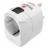 Hama World Travel Pro toiteadapter Universal Type F Valge