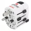 Hama World Travel Pro toiteadapter Universal Type F Valge