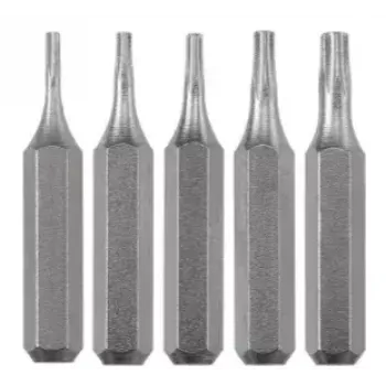 Kruvikeeramise otsakute komplekt KWB 128240 — 5 tk Torx otsakud T3 T4 T5 T6 T8, 28 mm