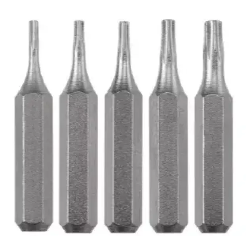 Kruvikeeramise otsakute komplekt KWB 128240 — 5 tk Torx otsakud T3 T4 T5 T6 T8, 28 mm