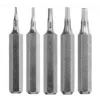 Kruvikeerajaotsakute komplekt KWB 128440 — 5 tk, Hex (imperial) otsakud, meetermõõdustiku suurused 0,7, 0,9, 1,3, 1,5, 2 mm, 28 mm pikkus