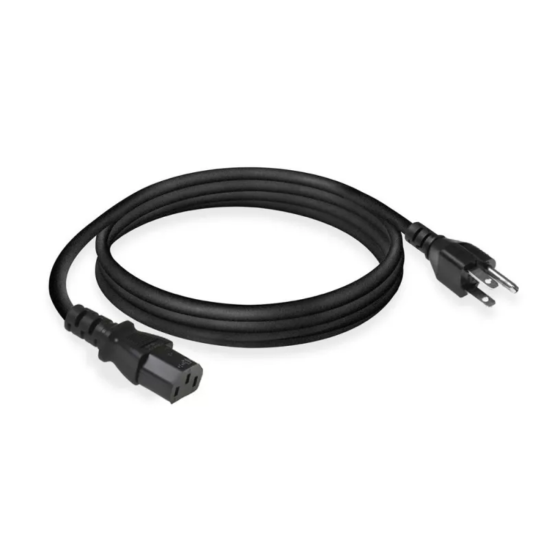 ACT toitejuhe USA pistik - C13 must 1.8 m, 1.8 m, Toitepistiku tüüp A, C13 pistikupesa, 120 V, 10 A