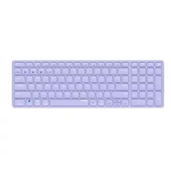 Juhtmevaba klaviatuur Rapoo E9700M QWERTZ Saksa Lilla RF Bluetooth