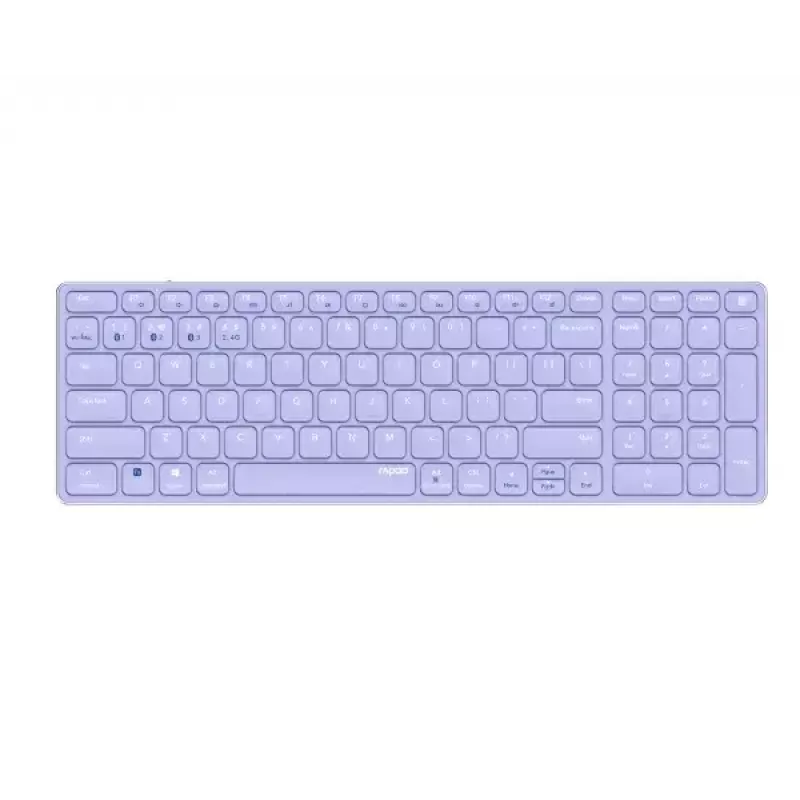 Juhtmevaba klaviatuur Rapoo E9700M QWERTZ Saksa Lilla RF Bluetooth