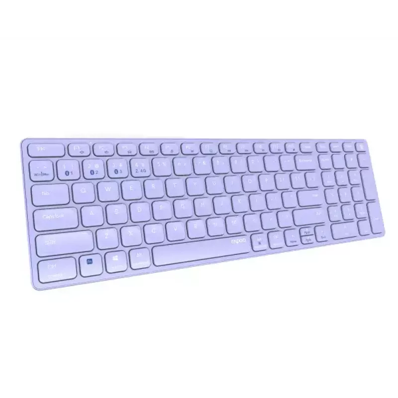 Juhtmevaba klaviatuur Rapoo E9700M QWERTZ Saksa Lilla RF Bluetooth
