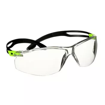 3M SF501SGAF-GRN-EU Kaitseprillid polükarbonaadist (PC) Must, Roheline
