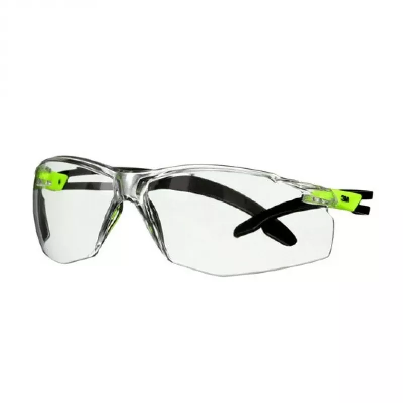 3M SF501SGAF-GRN-EU Kaitseprillid polükarbonaadist (PC) Must, Roheline