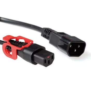 ACT toitejuhe C13 IEC Lock+ - C14 must 3 m, PC1527