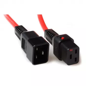 ACT toitejuhe C19 IEC Lock C20 punane 2 m 16 A 230 V