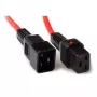 ACT Powercord C19 IEC Lock - C20 punane 1 m, PC1401