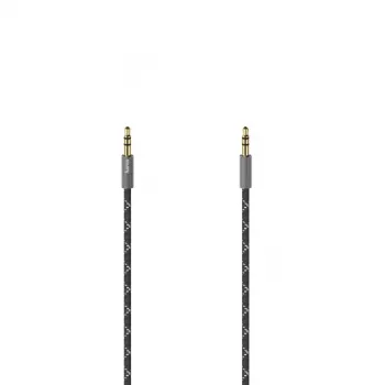 Hama 00205130 helikaabel 1,5 m 3,5 mm must, hall