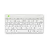R-Go Tools Ergonoomiline klaviatuur R-Go Compact Break, kompaktne klaviatuur pausitarkvaraga, QWERTY (UK), Bluetooth, valge