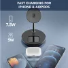 Cellularline Mag Duo juhtmevaba laadija 2-in-1 magnetiline juhtmevaba laadimishoidik Apple'i seadmetele