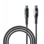 Cellularline Display kaabel USB-C kaabel integreeritud LCD-ekraaniga