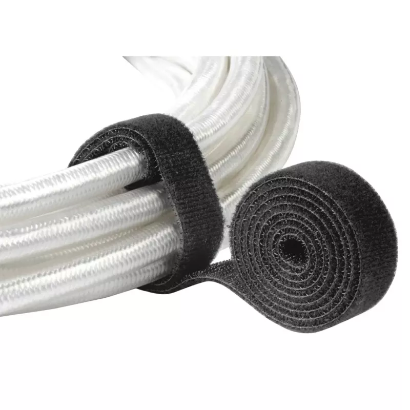 Hama 00221007 kaabliside Takjakinnitusega kaabliside Nailon Must 1 tk