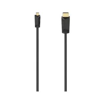 Hama 00074259 HDMI-kaabel 2 m HDMI Type A (Standard) HDMI Type D (Micro) Must