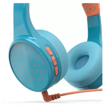 Hama Teens Guard II Peakomplekt Traadita Peapael Kõned/Muusika USB USB-C Bluetooth Sinine, Oranž