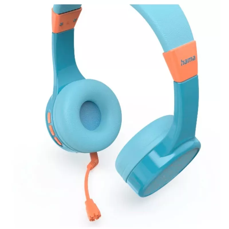 Hama Teens Guard II Peakomplekt Traadita Peapael Kõned/Muusika USB USB-C Bluetooth Sinine, Oranž