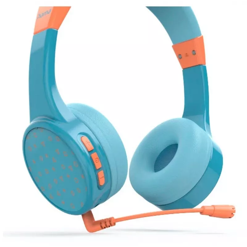 Hama Teens Guard II Peakomplekt Traadita Peapael Kõned/Muusika USB USB-C Bluetooth Sinine, Oranž