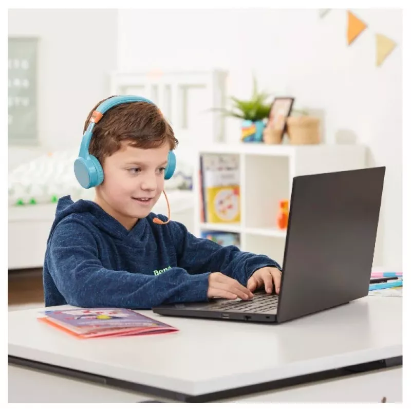 Hama Teens Guard II Peakomplekt Traadita Peapael Kõned/Muusika USB USB-C Bluetooth Sinine, Oranž