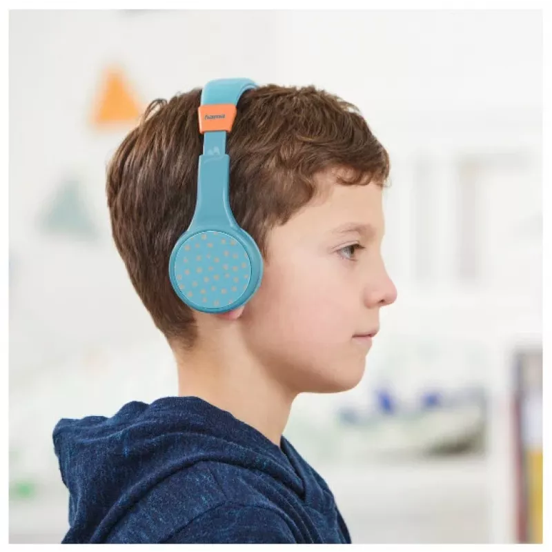 Hama Teens Guard II Peakomplekt Traadita Peapael Kõned/Muusika USB USB-C Bluetooth Sinine, Oranž