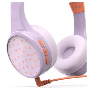 Hama Teens Guard II kõrvaklapid, juhtmevabad, peakinnitusega, kõned/muusika, USB USB-C, Bluetooth, oranž, lilla