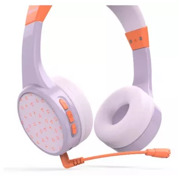 Hama Teens Guard II kõrvaklapid, juhtmevabad, peakinnitusega, kõned/muusika, USB USB-C, Bluetooth, oranž, lilla