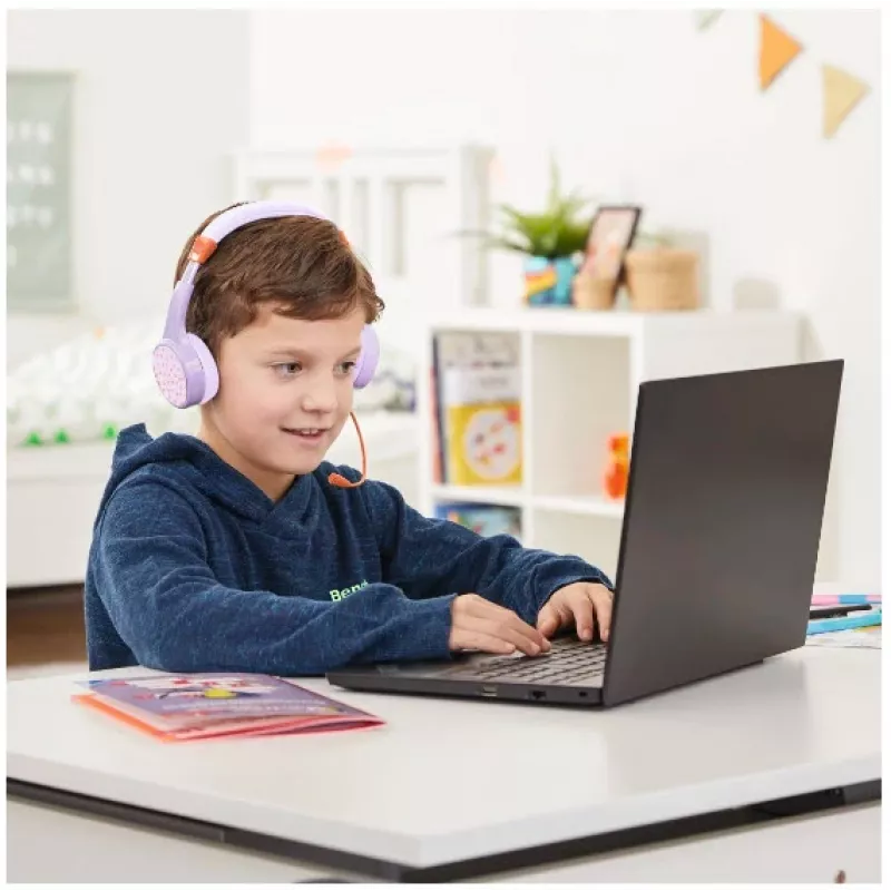 Hama Teens Guard II kõrvaklapid, juhtmevabad, peakinnitusega, kõned/muusika, USB USB-C, Bluetooth, oranž, lilla