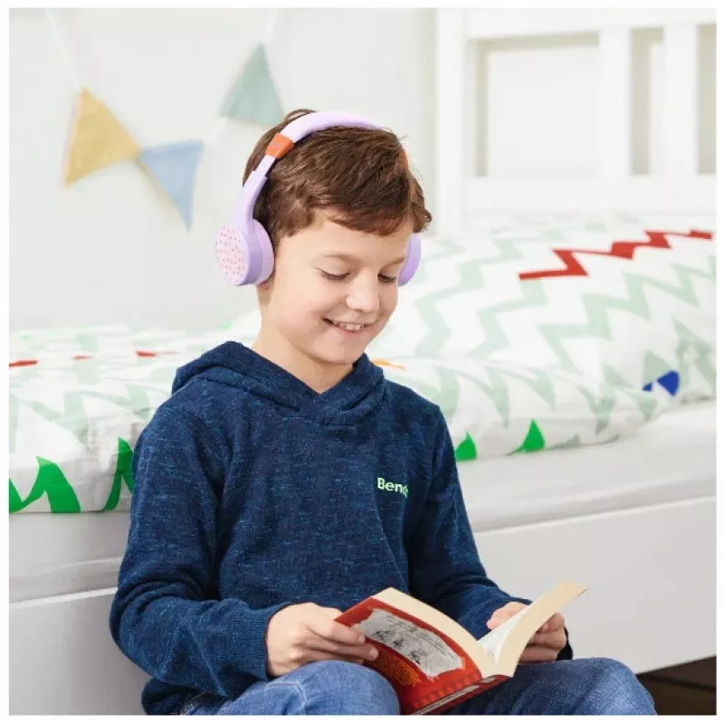 Hama Teens Guard II kõrvaklapid, juhtmevabad, peakinnitusega, kõned/muusika, USB USB-C, Bluetooth, oranž, lilla