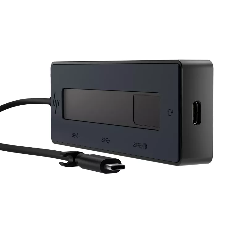HP 4K USB-C Multiport Hub, USB USB-C, USB USB-C, 10000 Mbit/s, 3840 x 2160, must, 65 W