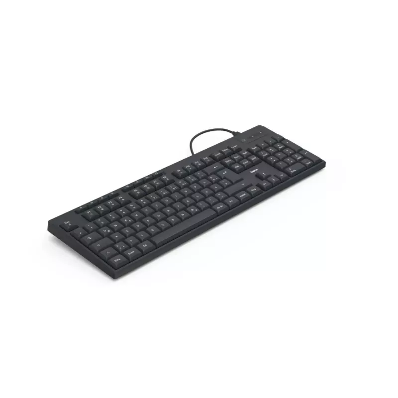Hama CK-200 klaviatuur kodu/kontori jaoks USB QWERTZ saksa must
