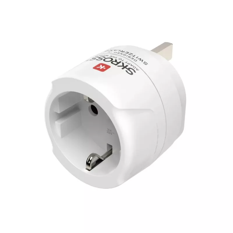Hama 00223483 toitepistiku adapter tüüp G (UK) tüüp F valge