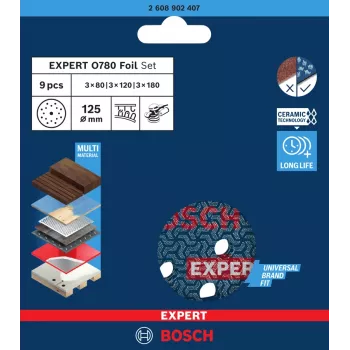 Lihvketas Bosch 2608902407 Ø125 mm — 1 tükk abrasiivketas pöörd-/ekstsentriklihvijatele