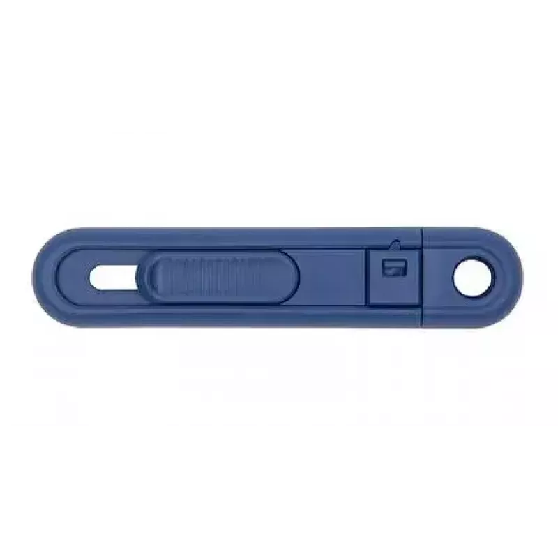 Wedo 76 9811 sinine klõps-noaga katkestatav nuga, laius 44 mm, pikkus 135 mm, paksus 4 mm
