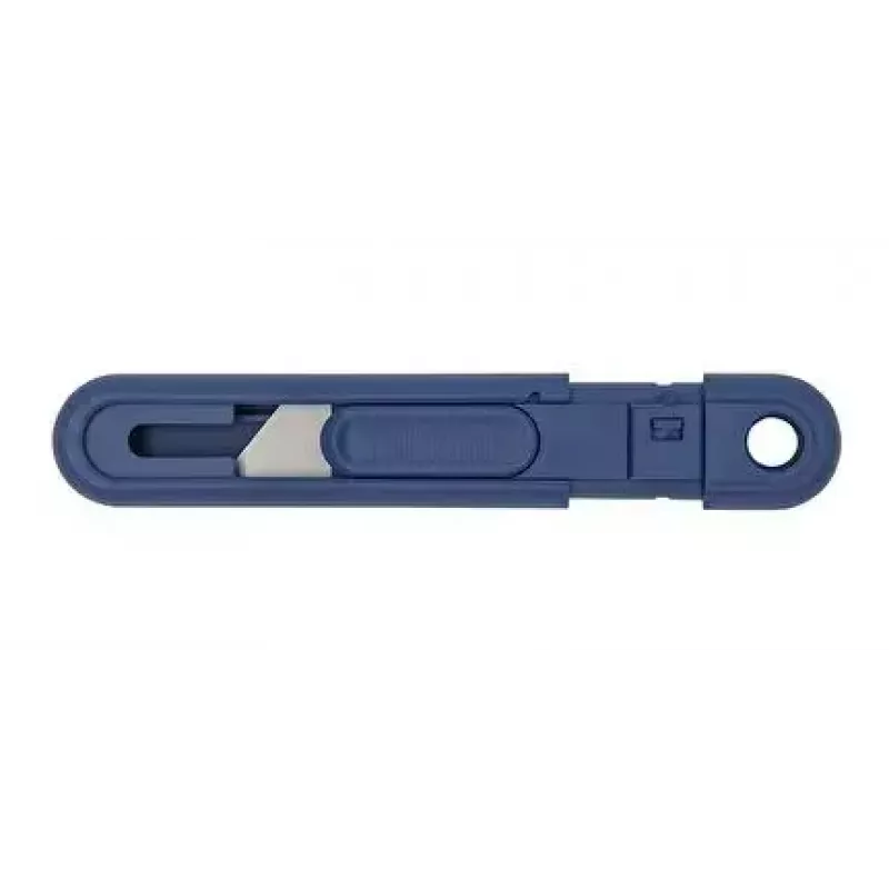 Wedo 76 9811 sinine klõps-noaga katkestatav nuga, laius 44 mm, pikkus 135 mm, paksus 4 mm