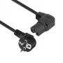 ACT Powercord toitejuhe CEE 7/7 isane (nurk) - C15 (paremale nurk) IEC60320 must 1,5 m