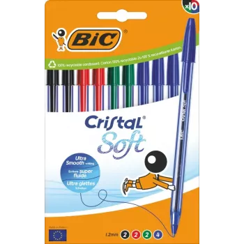 Täitesulepea BIC 516359 segavärvid 10 tk