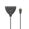 Hama 00205101 HDMI-kaabel 0,55 m HDMI-tüüp A (standard) 3 x HDMI-tüüp A (standard) Must