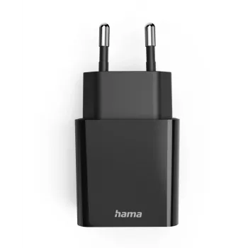 Hama 00201959 mobiilseadme laadija Peakomplekt, Akupank, Nutitelefon, Tahvelarvuti Must Vahelduvvool Kiirlaadimine Siseruumides