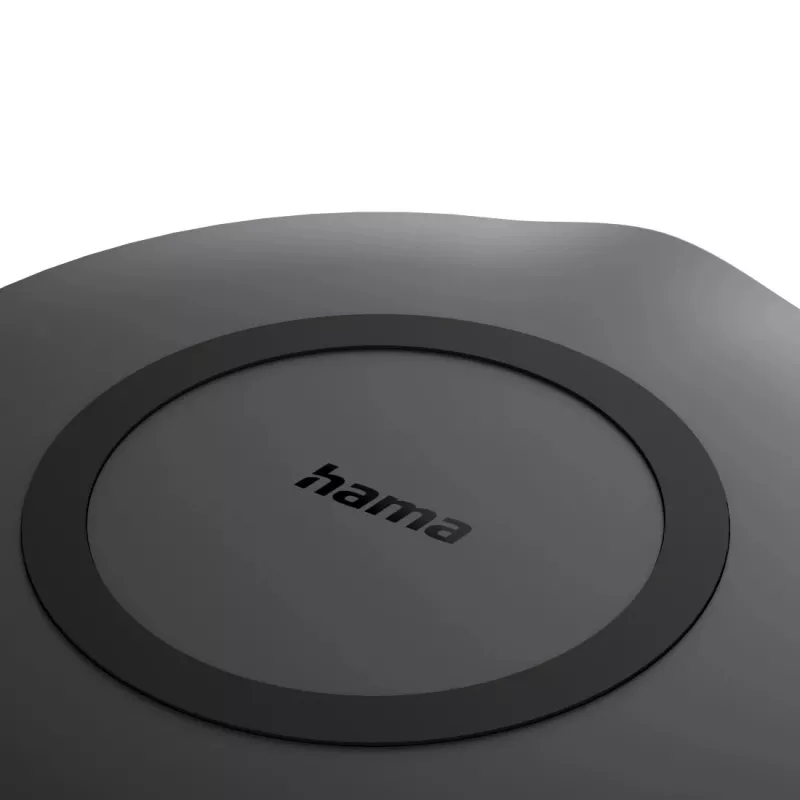 Hama 00201746 mobiilseadme laadija Nutitelefon Must Vahelduvvool Juhtmevaba laadimine Kiirlaadimine Siseruumides
