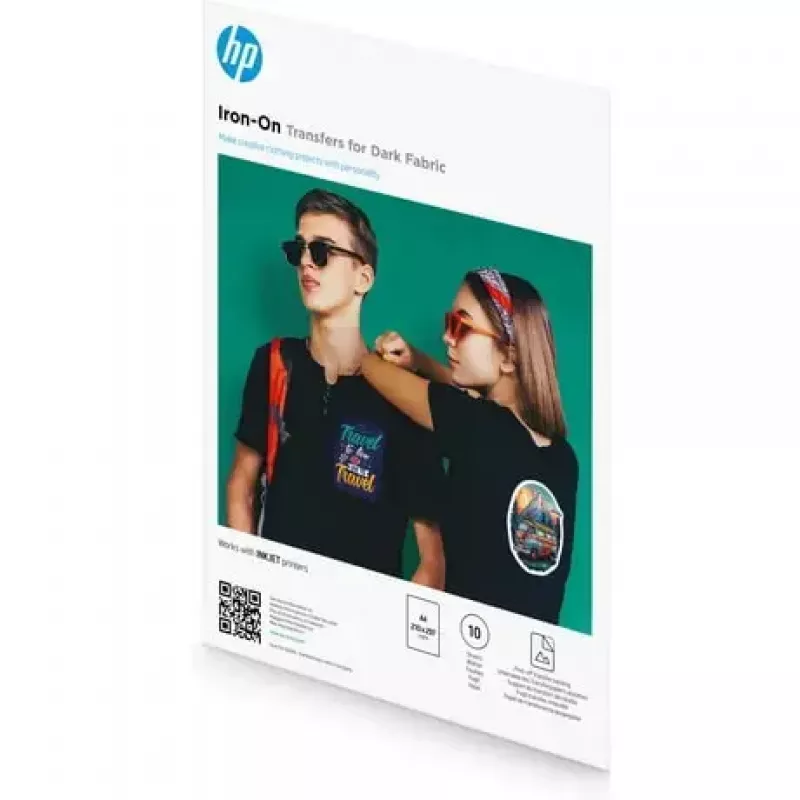 HP termosiirdepaber tumedatele kangastele A4 (210 x 297 mm) 10 lehte