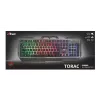 Mänguriklaviatuur Trust GXT 856 Torac USB QWERTZ Saksa Must RGB LED