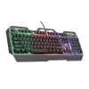 Mänguriklaviatuur Trust GXT 856 Torac USB QWERTZ Saksa Must RGB LED
