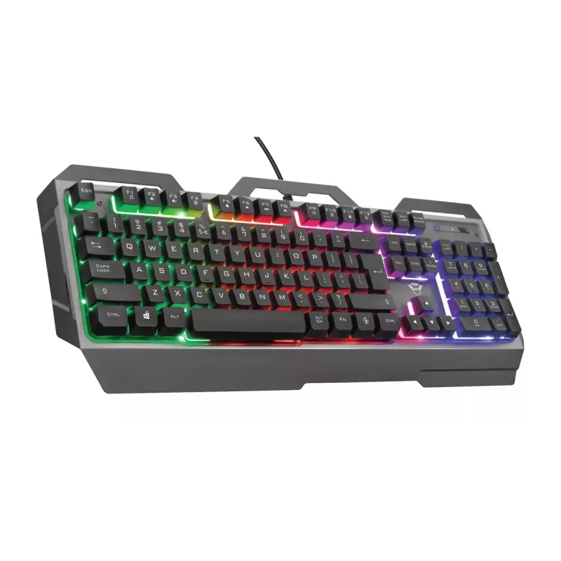 Mänguriklaviatuur Trust GXT 856 Torac USB QWERTZ Saksa Must RGB LED