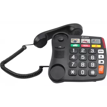 Analoogtelefon Olympia 4500 Must Valge