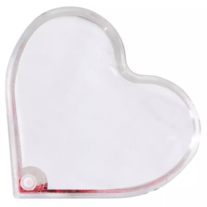 Hama Heart üksik pildiraam Punane, Läbipaistev