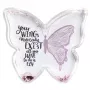 Hama Butterfly üksik pildiraam roosa, läbipaistev