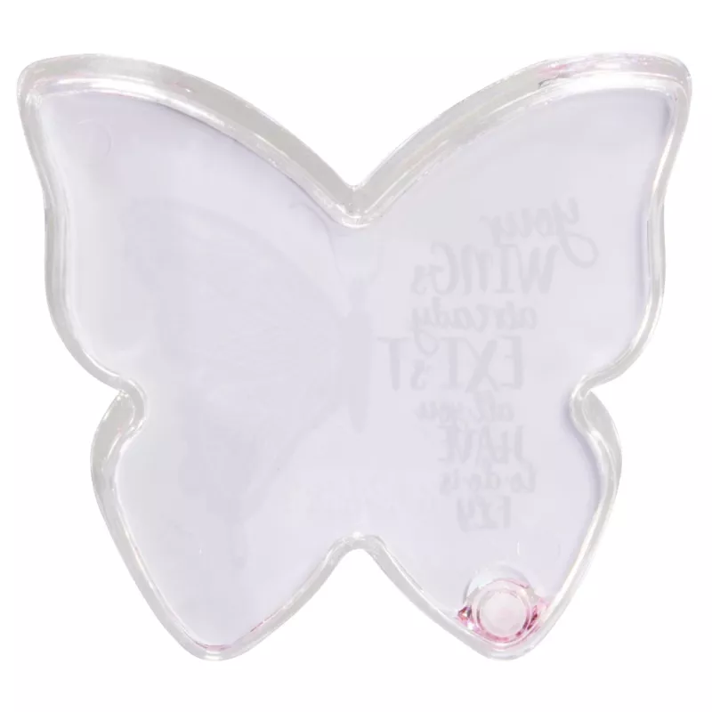 Hama Butterfly üksik pildiraam roosa, läbipaistev